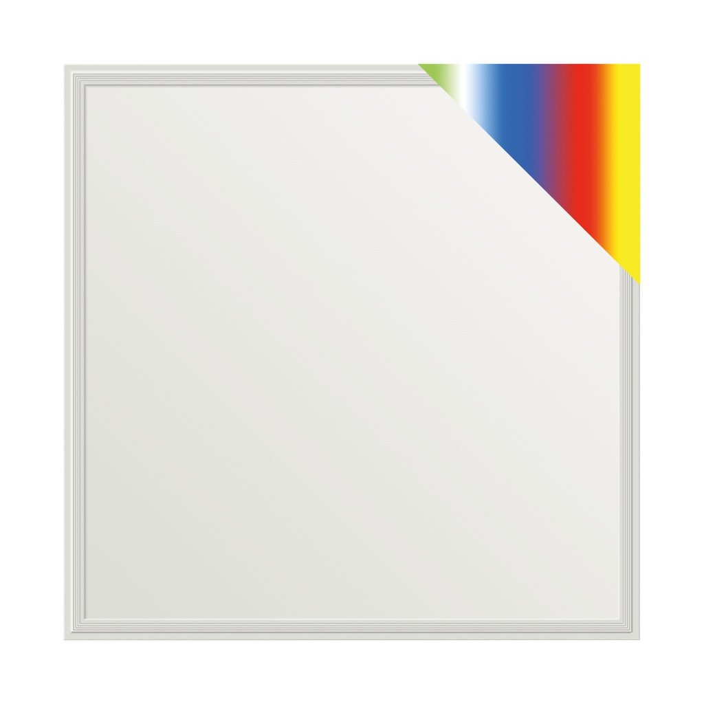 LED panel 620 x 620 Color &amp; White 4000K, 40W, 3200 lumen, Ra &gt; 80 | frame white