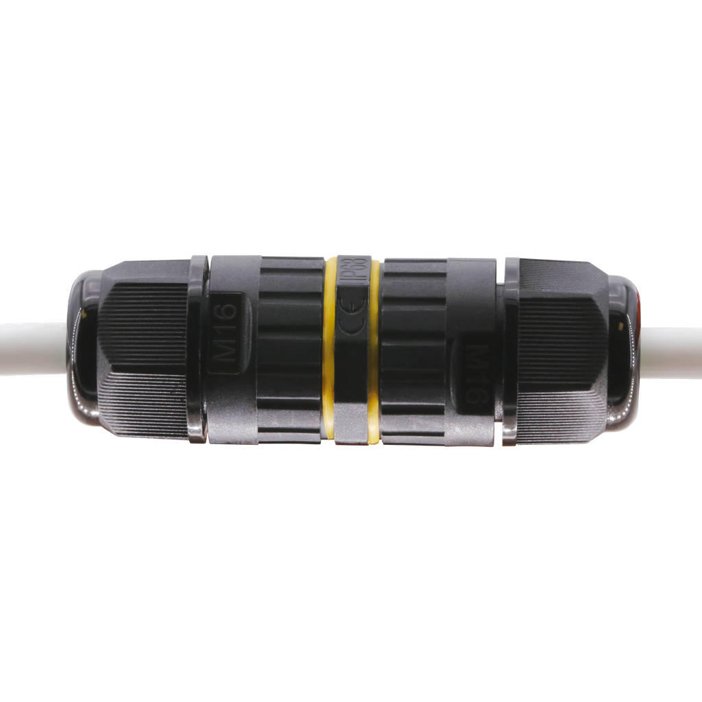 Wasserdichter Verbinder, 2-polig zur Verdrahtung von LED-Lichtband 'Single Color', IP67
