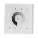 Wand-Dimmer Touch, Zigbee-kompatibel - Plexiglas Oberfläche | Reinweiß