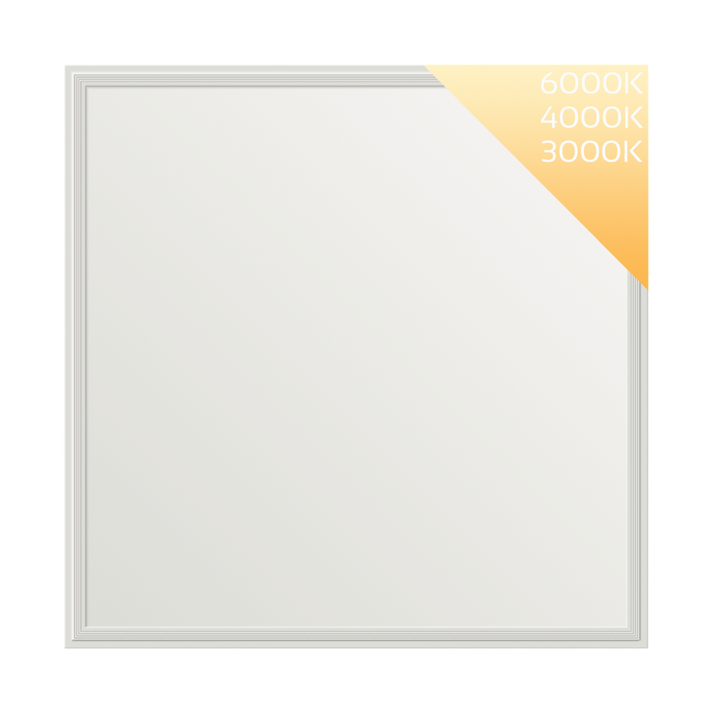 LED-Panel 620 x 620 Budget White, 40W, 4400 Lumen, Ra &gt; 80 | Rahmen weiß