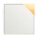 LED-Panel 620 x 620 Budget White, 40W, 4400 Lumen, Ra &gt; 80 | Rahmen weiß