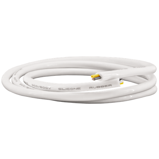 Silicone connection cable for IP67 LED strip light Ambience, strands white/yellow/black, ∅5.8mm