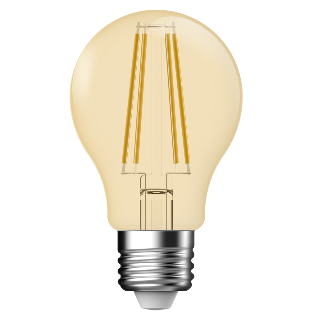 LED lamp gold A60 2500K 4,2 W | E27 dimmable