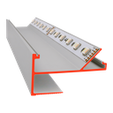 LED profile VTL for coves, light strips up to 18mm, intake for 12.5mm plasterboard