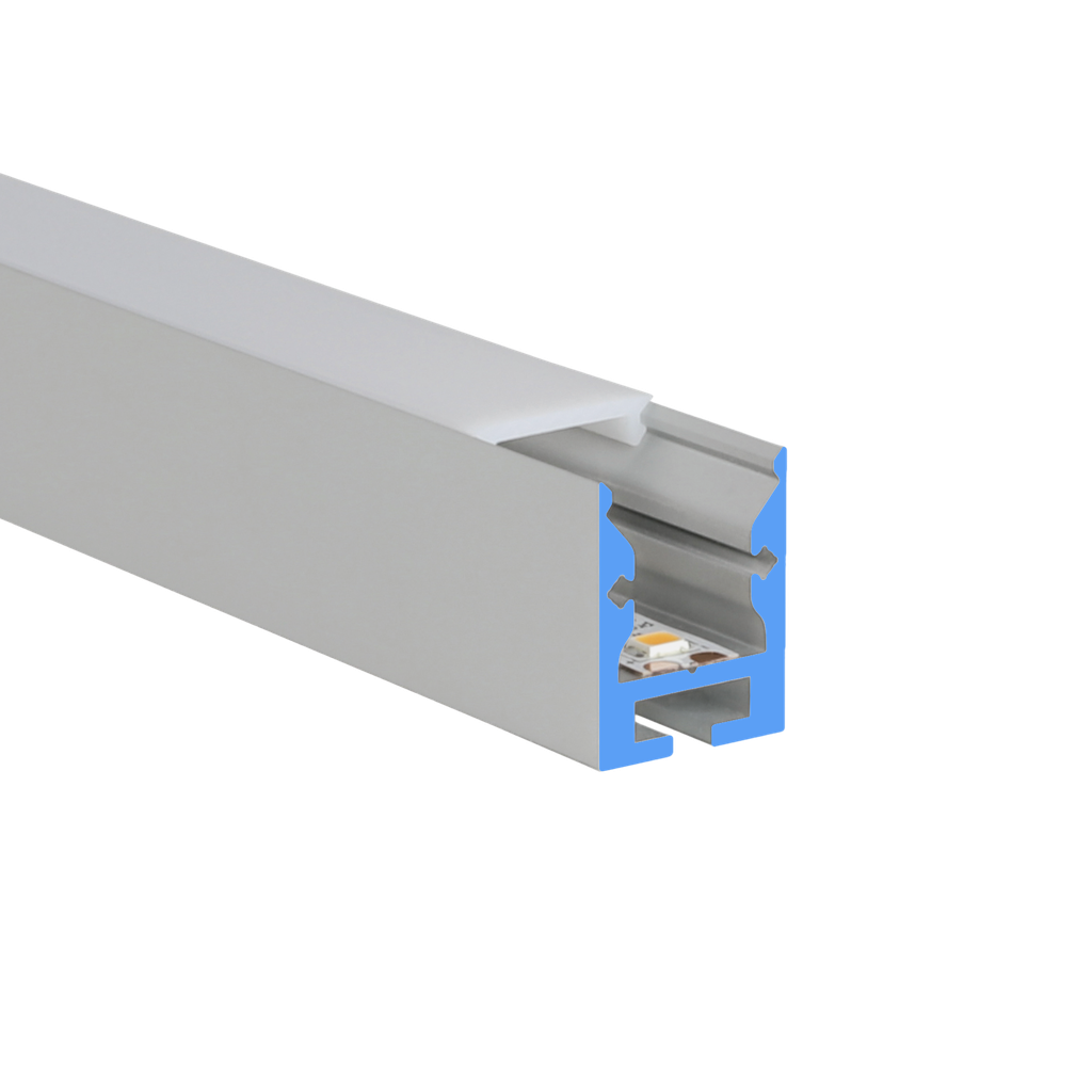 LED profile Aluminium S-Line Standard 24, 16mm wide