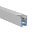 LED profile Aluminium S-Line Standard 24, 16mm wide