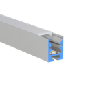 LED-Profil Aluminium S-Line Standard 24, 16mm breit