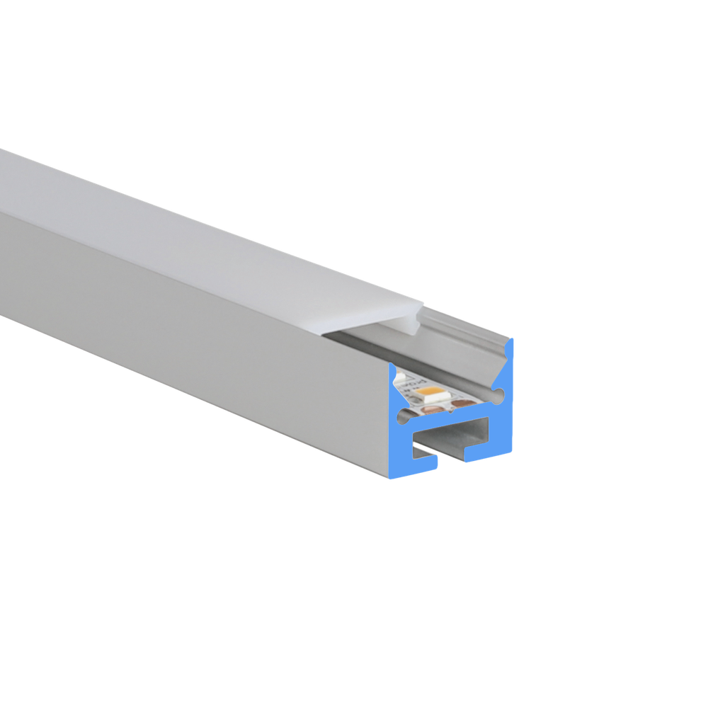 LED-Profil Aluminium S-Line Low 24, 16mm breit