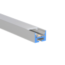 LED profile aluminum S-Line Low 24, 16mm wide