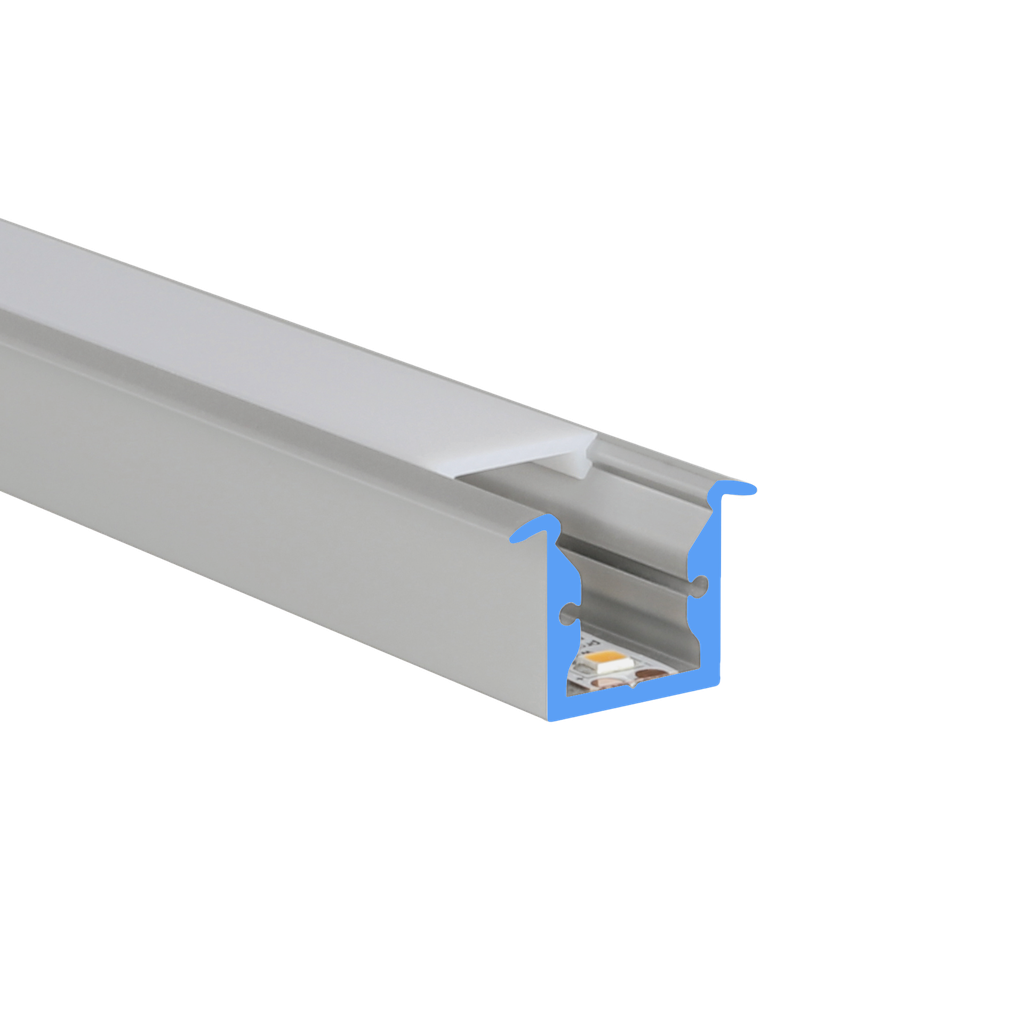 LED-Profil Aluminium S-Line Rec 16mm breit