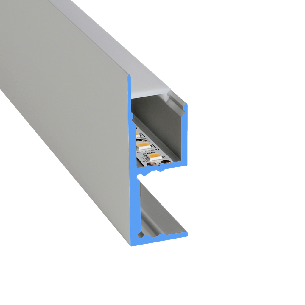 LED profile aluminum S-Line Wall Square 16.3mm wide