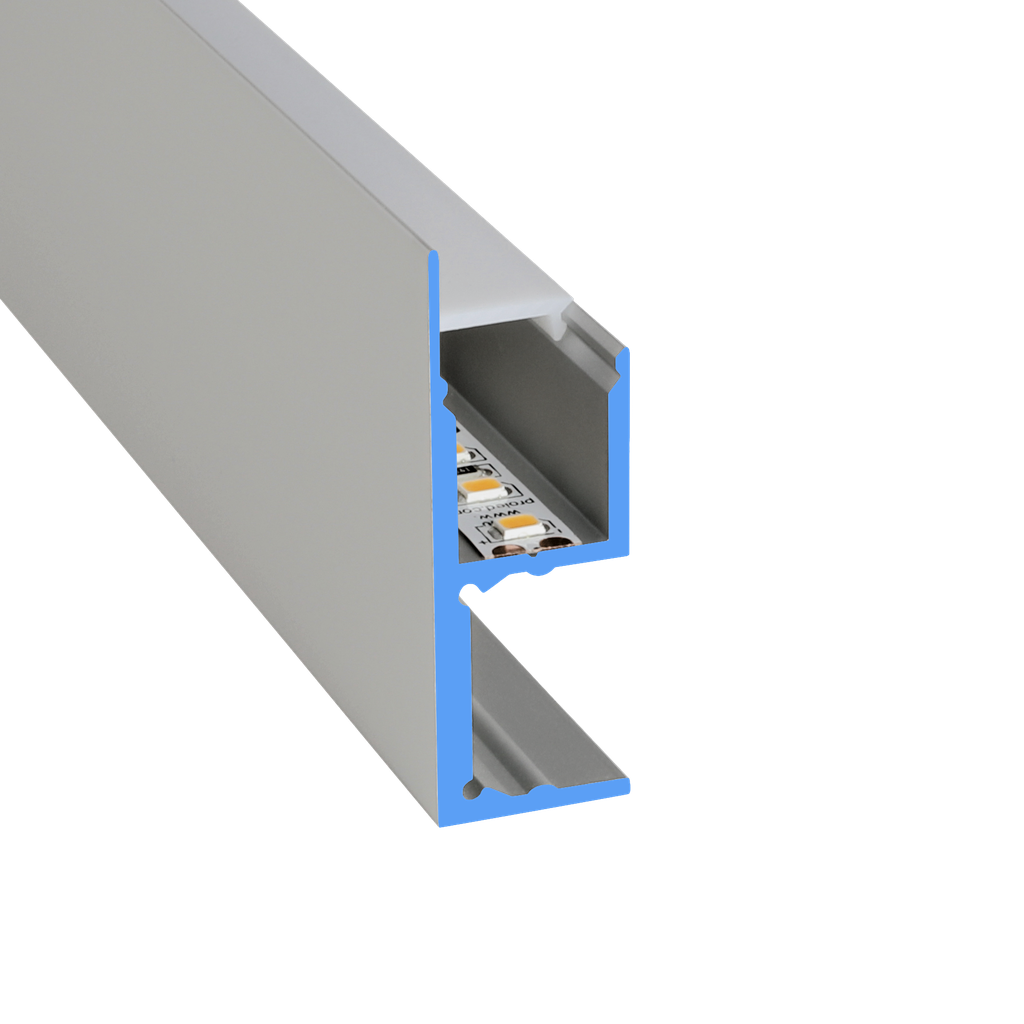 LED-Profil Aluminium S-Line Wall Square 16,3mm breit