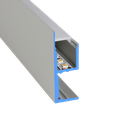 LED-Profil Aluminium S-Line Wall Square 16,3mm breit