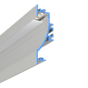 LED profile aluminum S-Line Wave 23.4mm wide