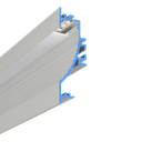 LED-Profil Aluminium S-Line Wave 23,4mm breit