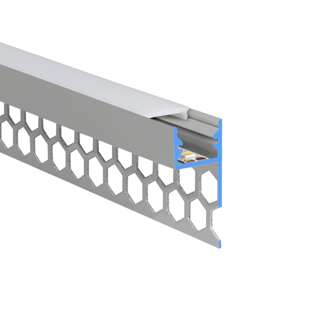 LED profile aluminum S-Line Tiles Top, 16mm wide