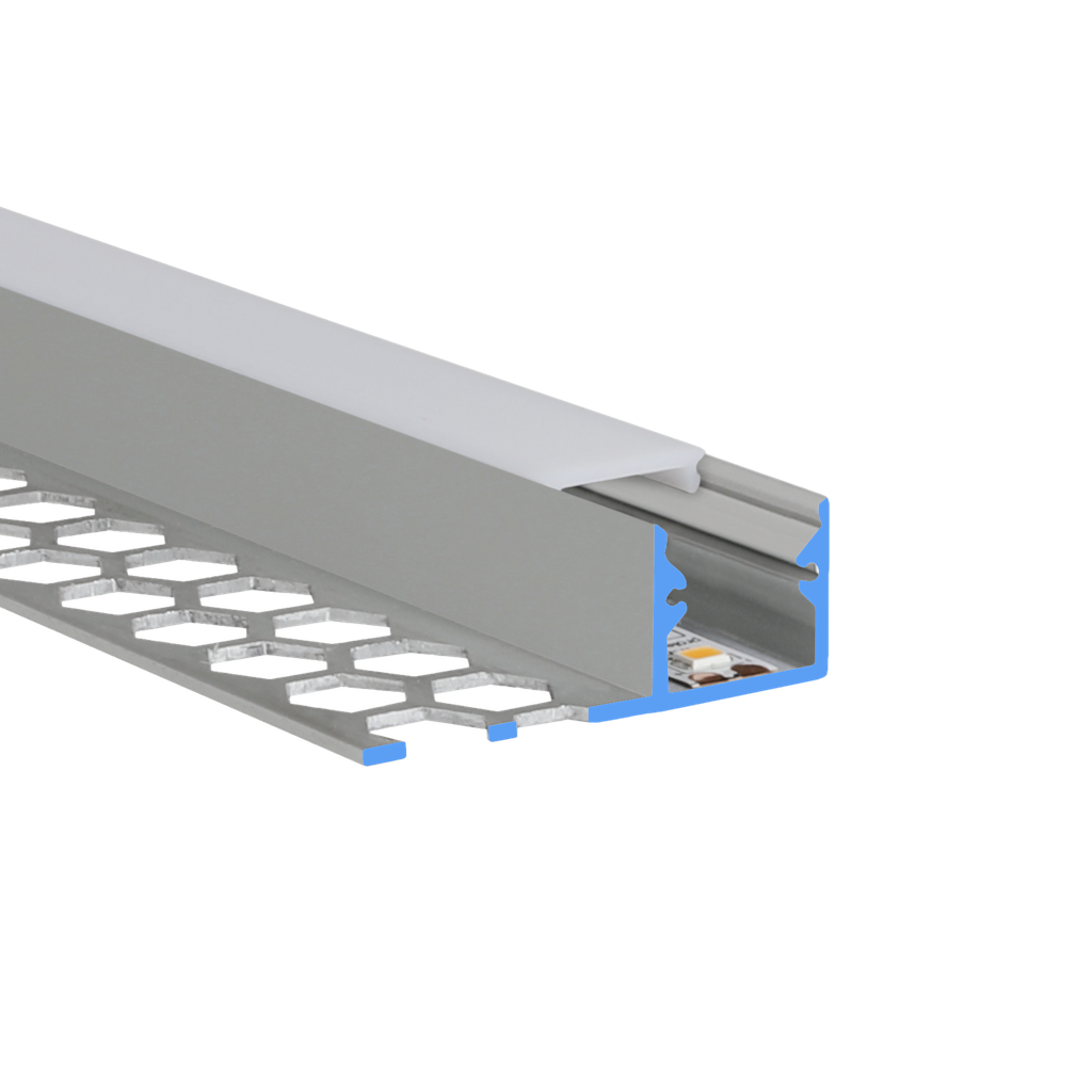 LED-Profil Aluminium S-Line Tiles 10mm, 13,8mm breit