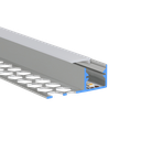 LED-Profil Aluminium S-Line Tiles 10mm, 13,8mm breit