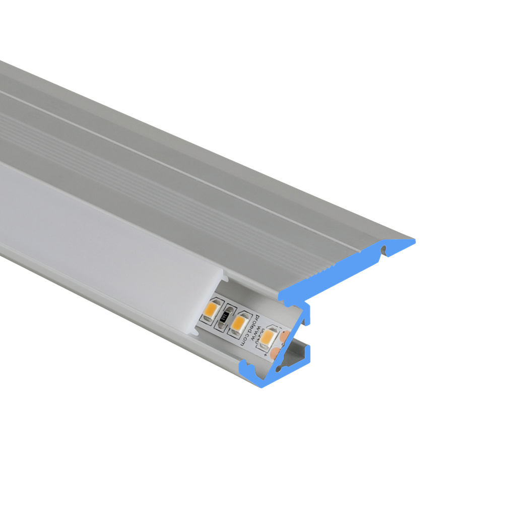 LED profile aluminum S-Line Step Up 16.7mm wide