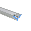 LED-Profil Aluminium S-Line Corner 15,4 mm breit