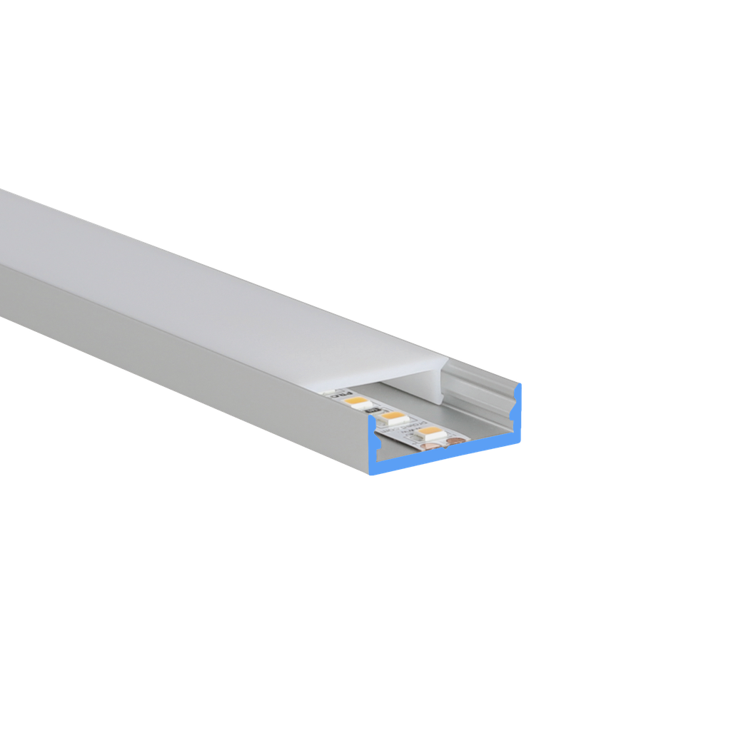 LED profile aluminum M-Line Extra Low 24mm wide