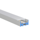 LED profile aluminum M-Line Extra Low 24, 24mm wide