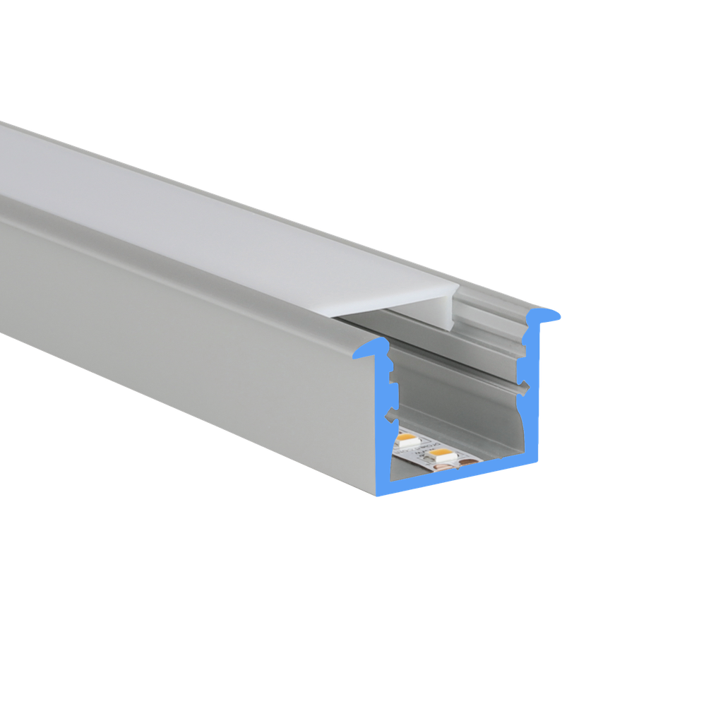 LED-Profil Aluminium M-Line Rec 26mm breit