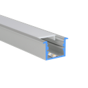 LED profile aluminum M-Line Rec 26mm wide