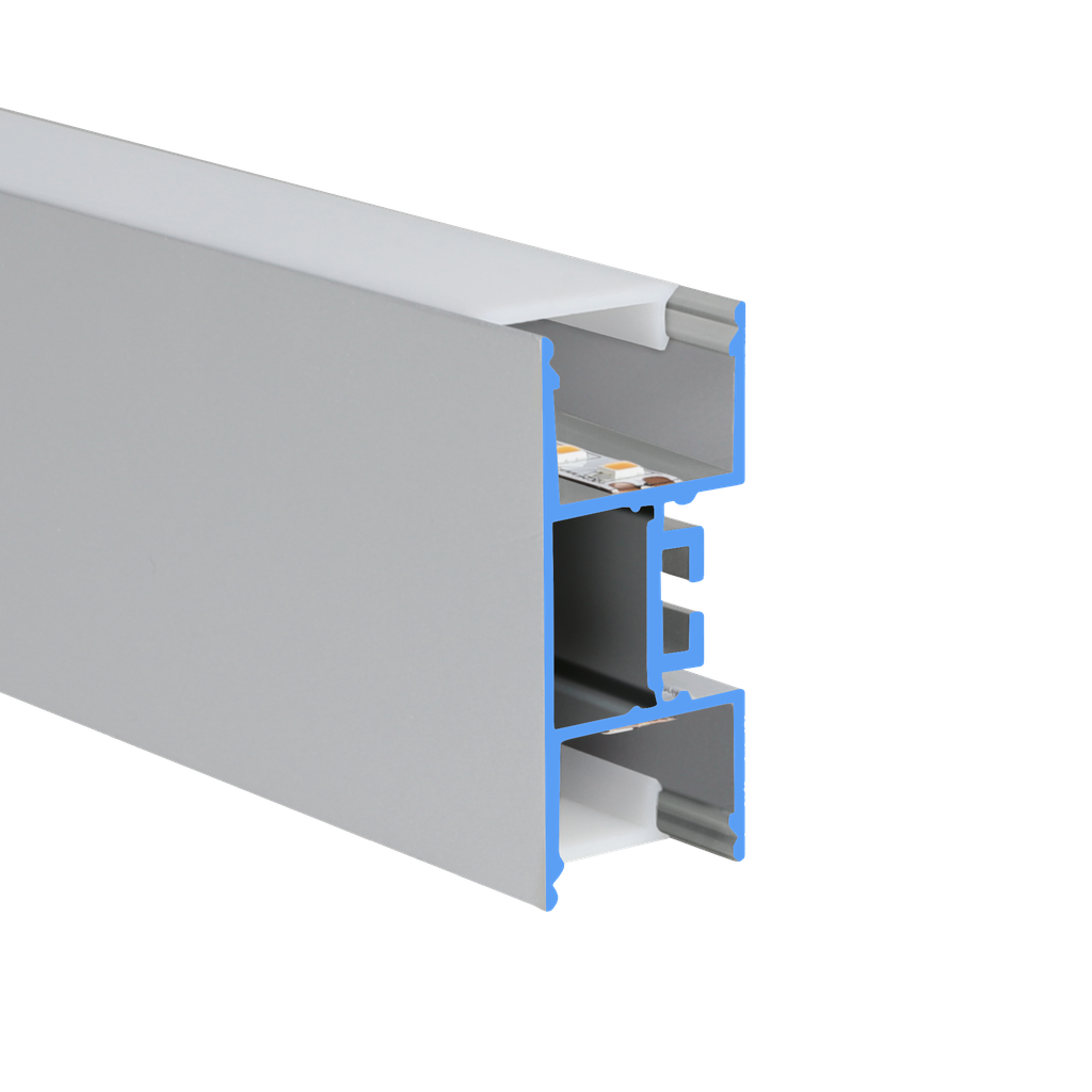 LED profile aluminum M-Line 2w, 24mm wide