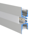 LED-Profil Aluminium M-Line 3w, 24,7mm breit