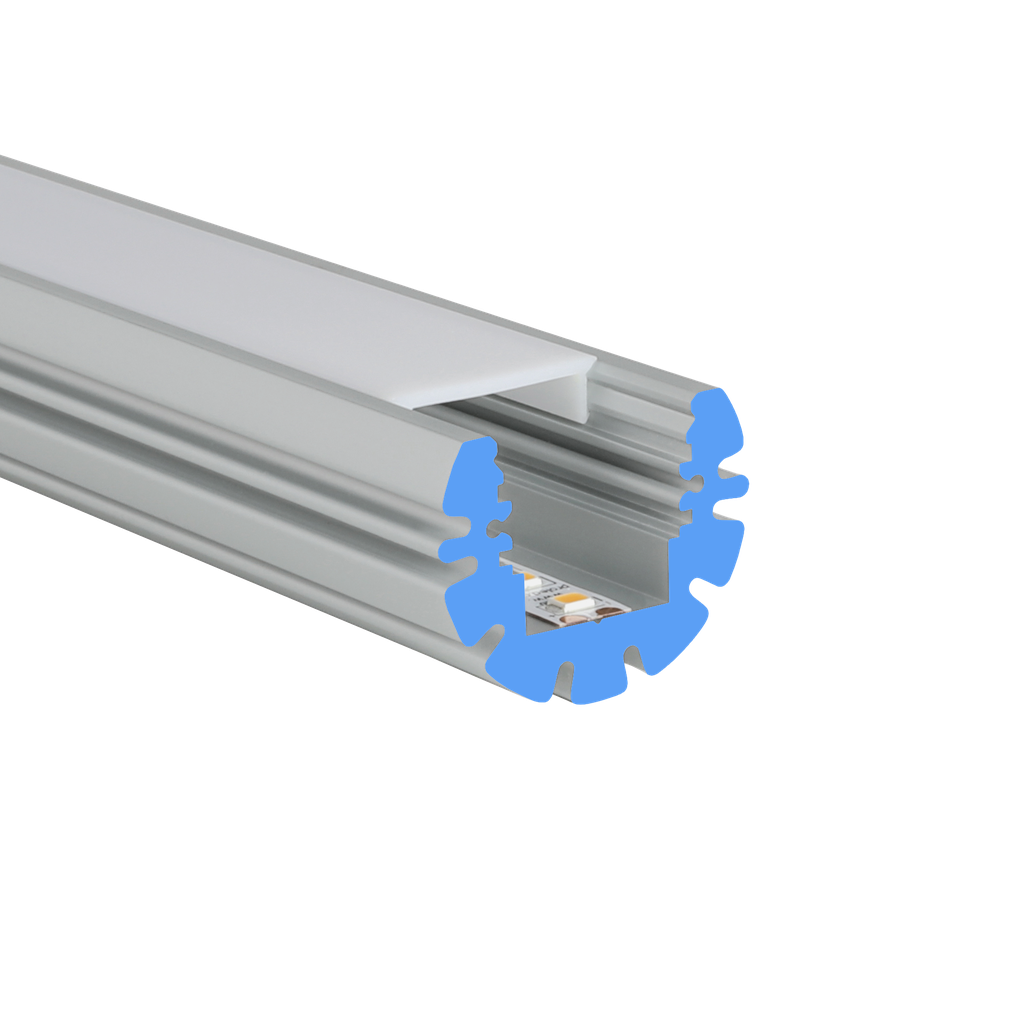 LED-Profil Aluminium M-Line Circle 35mm breit