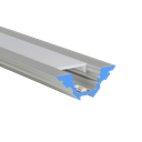 LED profile aluminum M-Line corner 23.4mm wide
