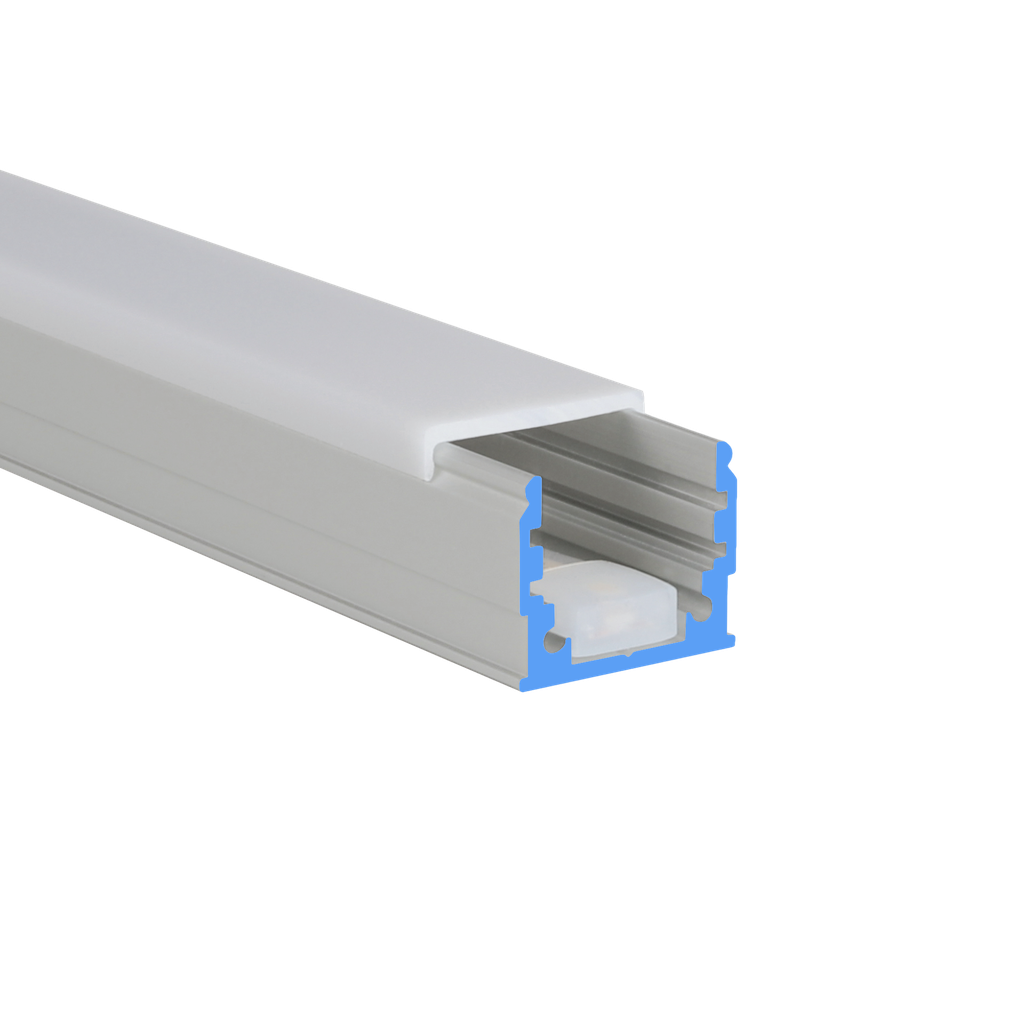 LED profile aluminum O-Line Standard 24mm wide