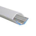 LED profile aluminum C-Line corner 13mm wide
