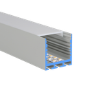 LED-Profil Aluminium SQ-Line Standard 24, 35mm breit