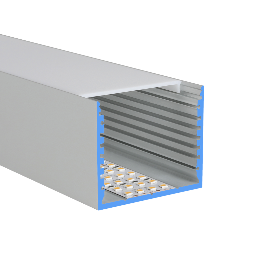 LED-Profil Aluminium L-Line Standard 60mm breit