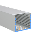 LED profile aluminum L-Line standard 60mm wide