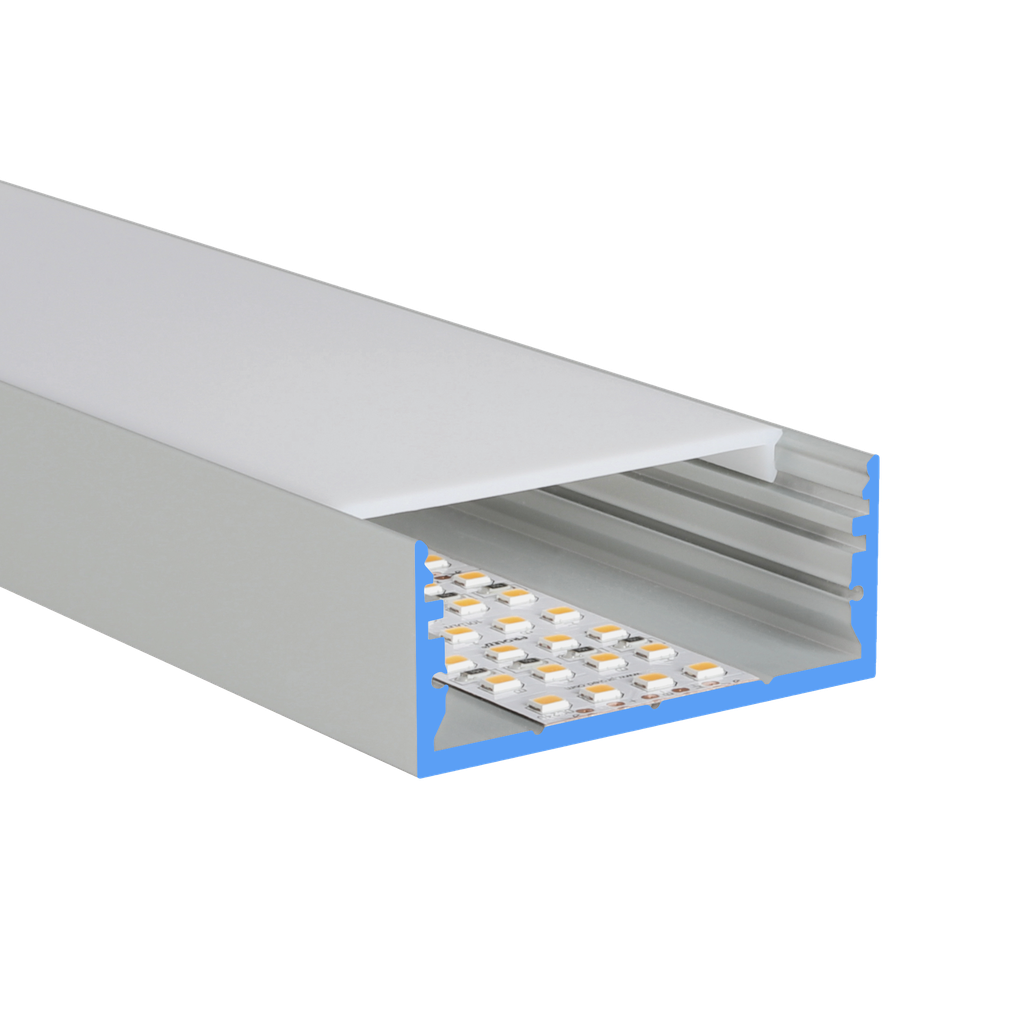 LED-Profil Aluminium L-Line Low 60mm breit
