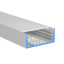 LED profile aluminum L-Line Low 60mm wide