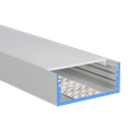 LED-Profil Aluminium L-Line Low 60mm breit