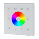 RF wall dimmer touch round for the flush-mounted box, connection to 230V