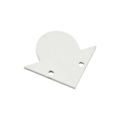 End cap for LED profile S-Line Corner
