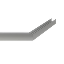 Ecke aus LED-Profil M-Line Grid