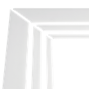 Set of two diffuser corners for profile corners of the S-Line series