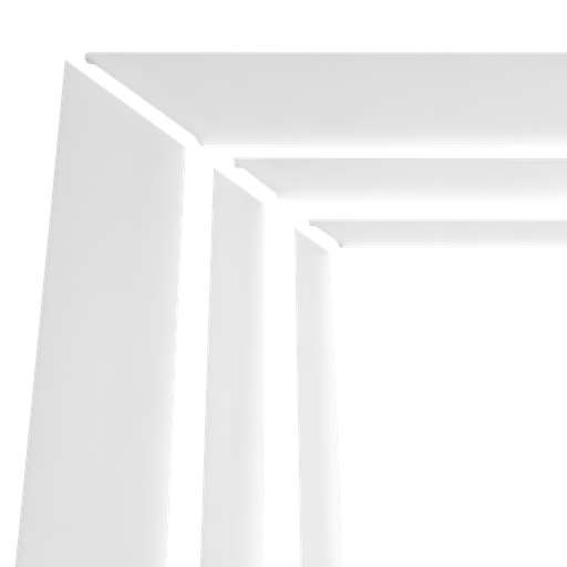 Set of two diffuser corners for profile corners of the M-Line series