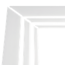 Set von zwei Diffusor-Ecken für Profilecken der Serie L-Line