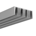 Heat sink profile for mounting on profile L-Line type 24 to improve heat dissipation