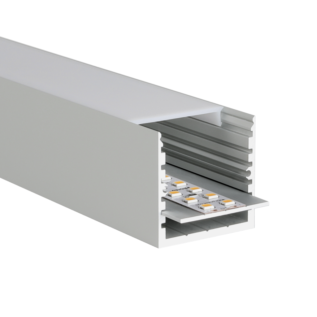 Einschubprofil Aluminium für Profil SQ-Line