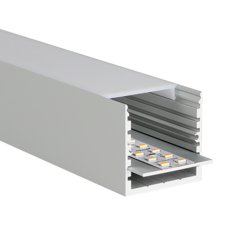 Einschubprofil Aluminium für Profil SQ-Line