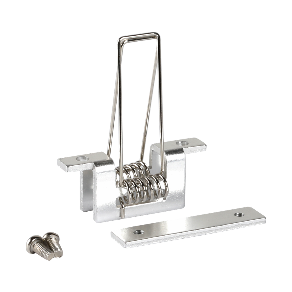 Feder-Montage-Clip Aluminium für S-Line, M-Line Profile | silber